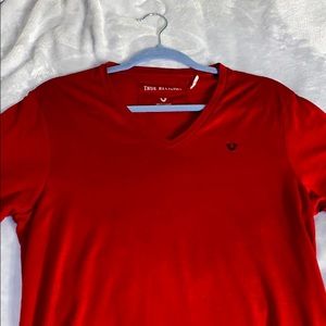 Red True Religion T Shirt